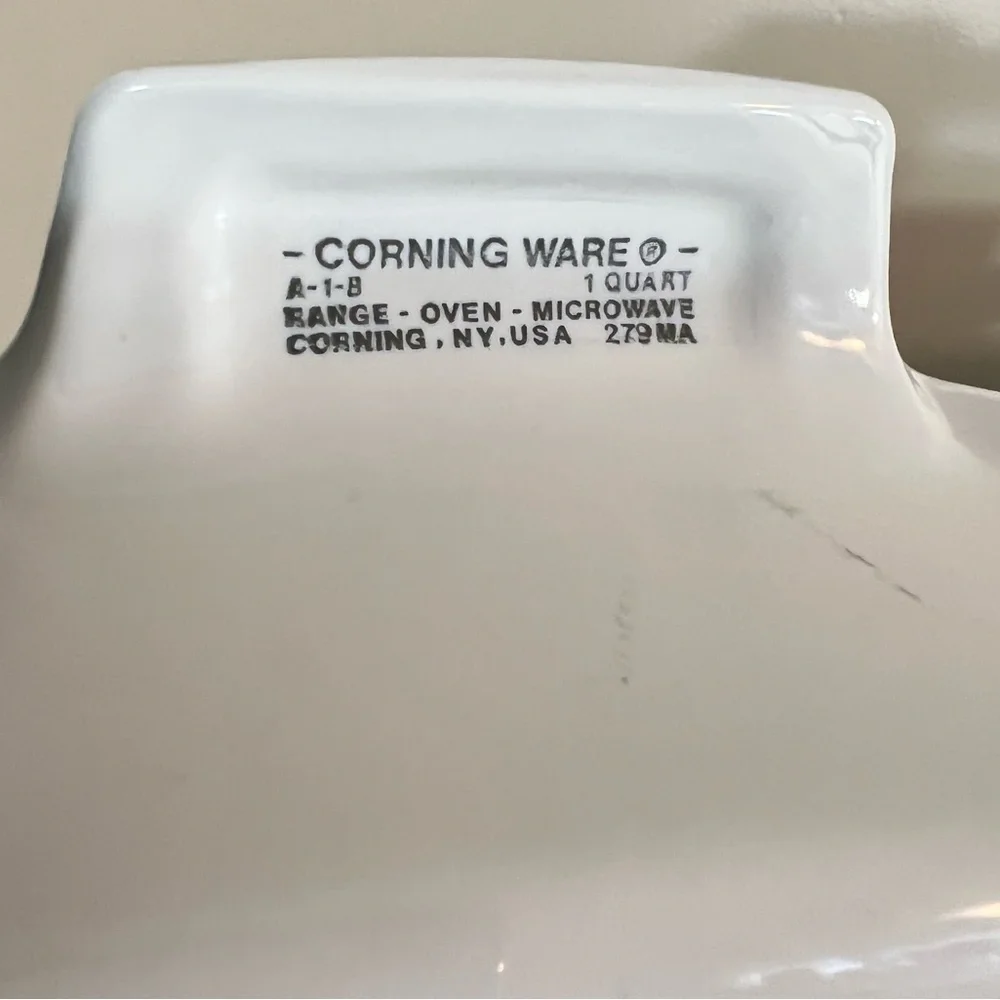 Set of 3 Vintage Cornflower Blue Corning Ware Casserole Dishes 2 Petite & a 1 Qt